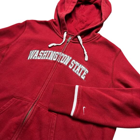 Nike youth Large Hoodie WSU Washington State University Cougars Full Zip - Picture 9 of 11